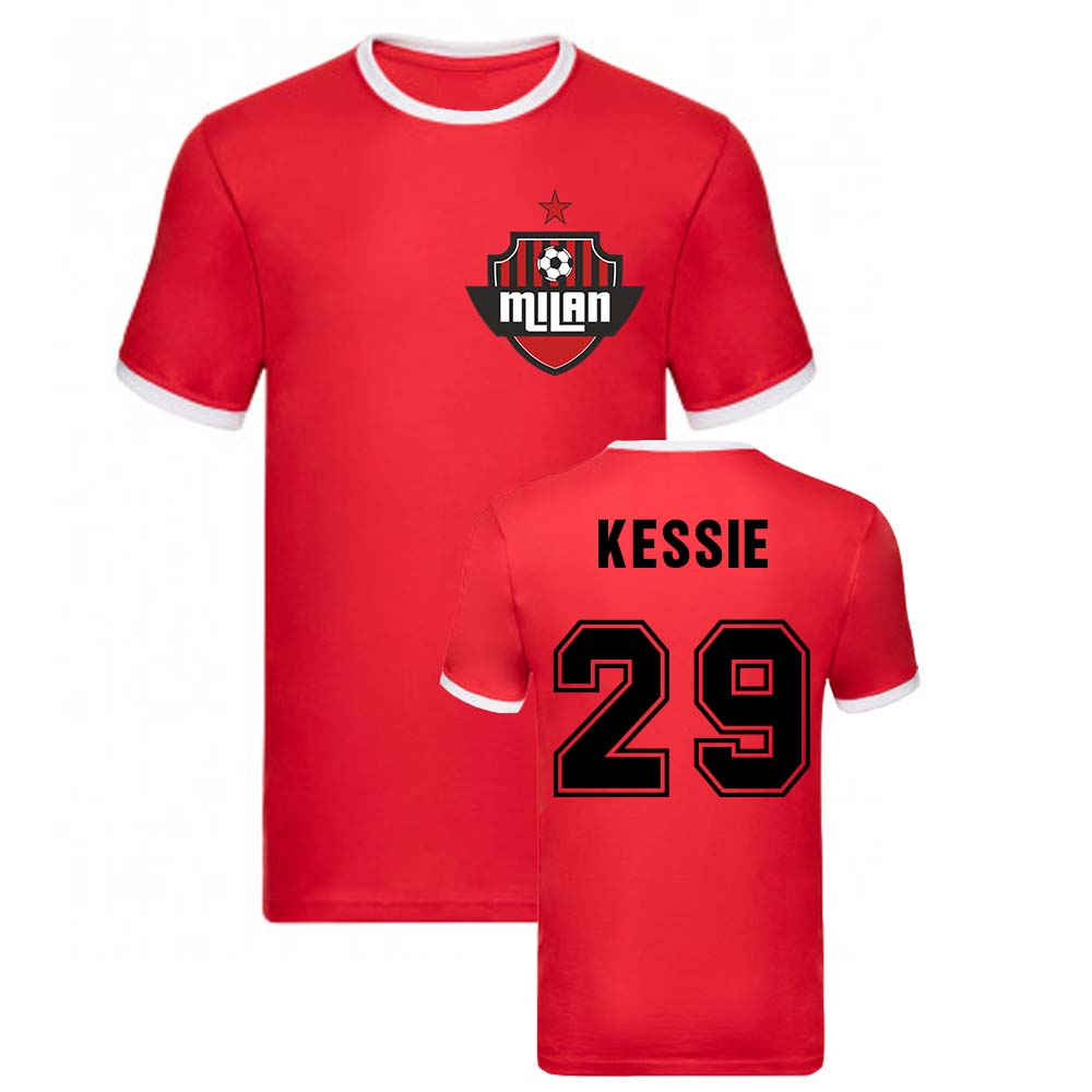 Franck Kessie Milan Ringer Tee (Red)