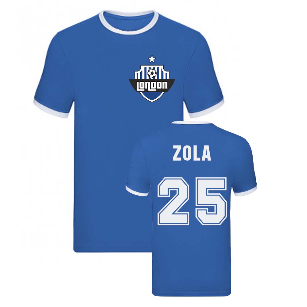 Gianfranco Zola Ringer Tee (Blue)