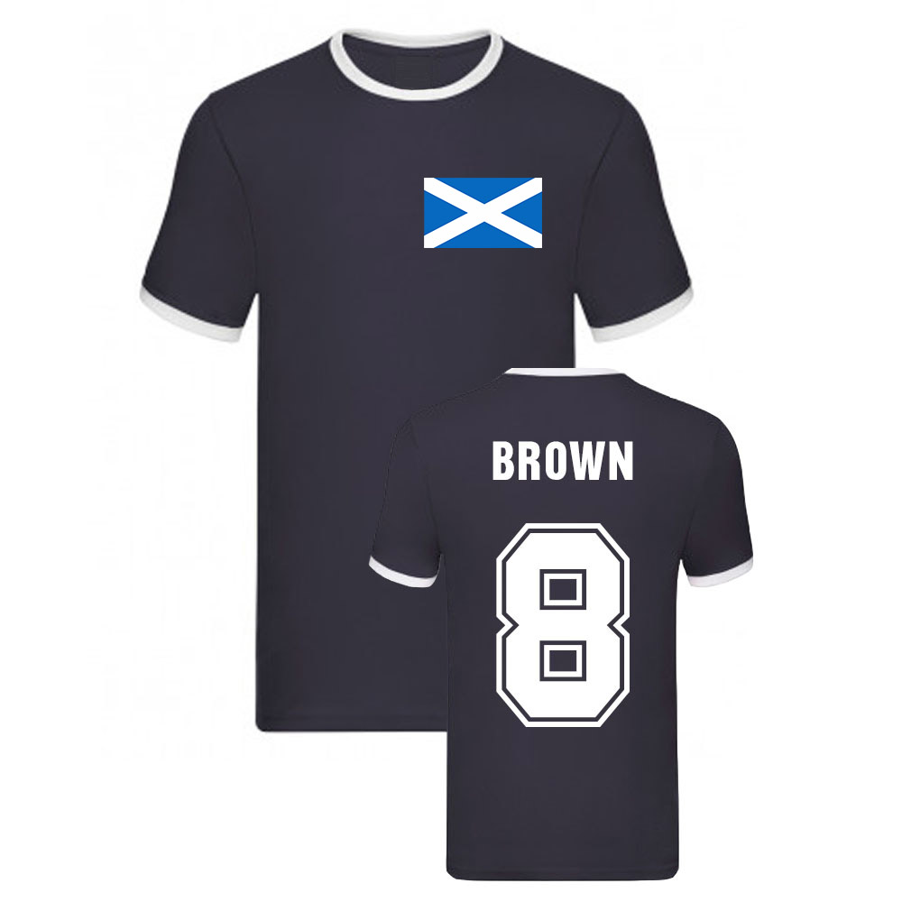 Scott Brown Scotland Ringer Tee (Navy)