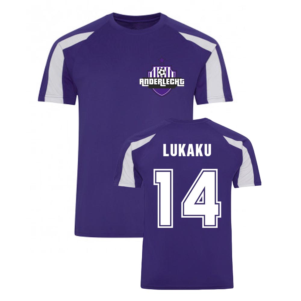 Romelu Lukaku Anderlecht Sports Training Jersey (Purple)