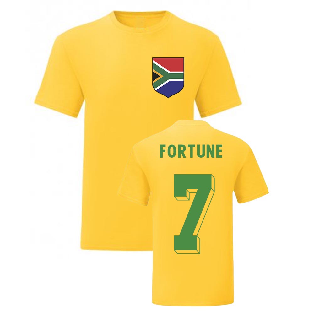 Quinton Fortune South Africa National Hero Tee (Yellow)