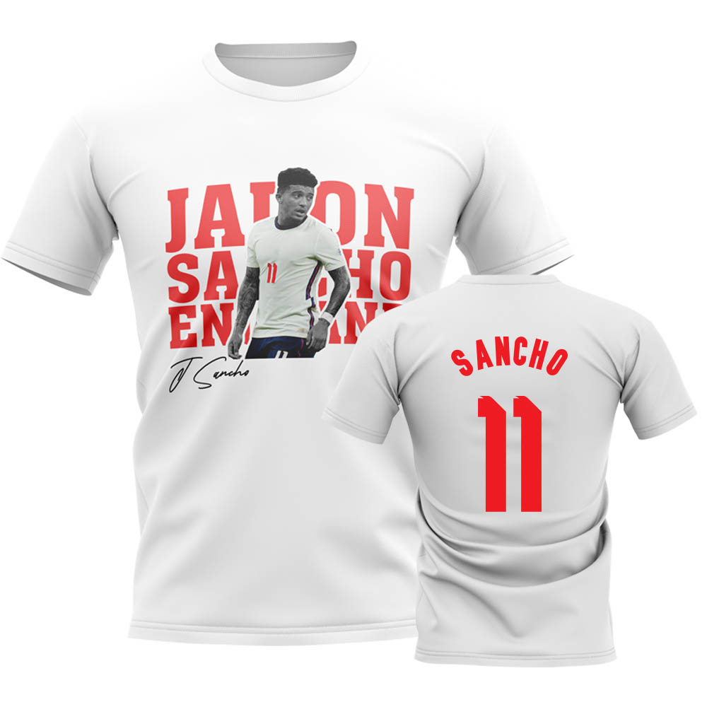 Jadon Sancho England Player Tee (White)