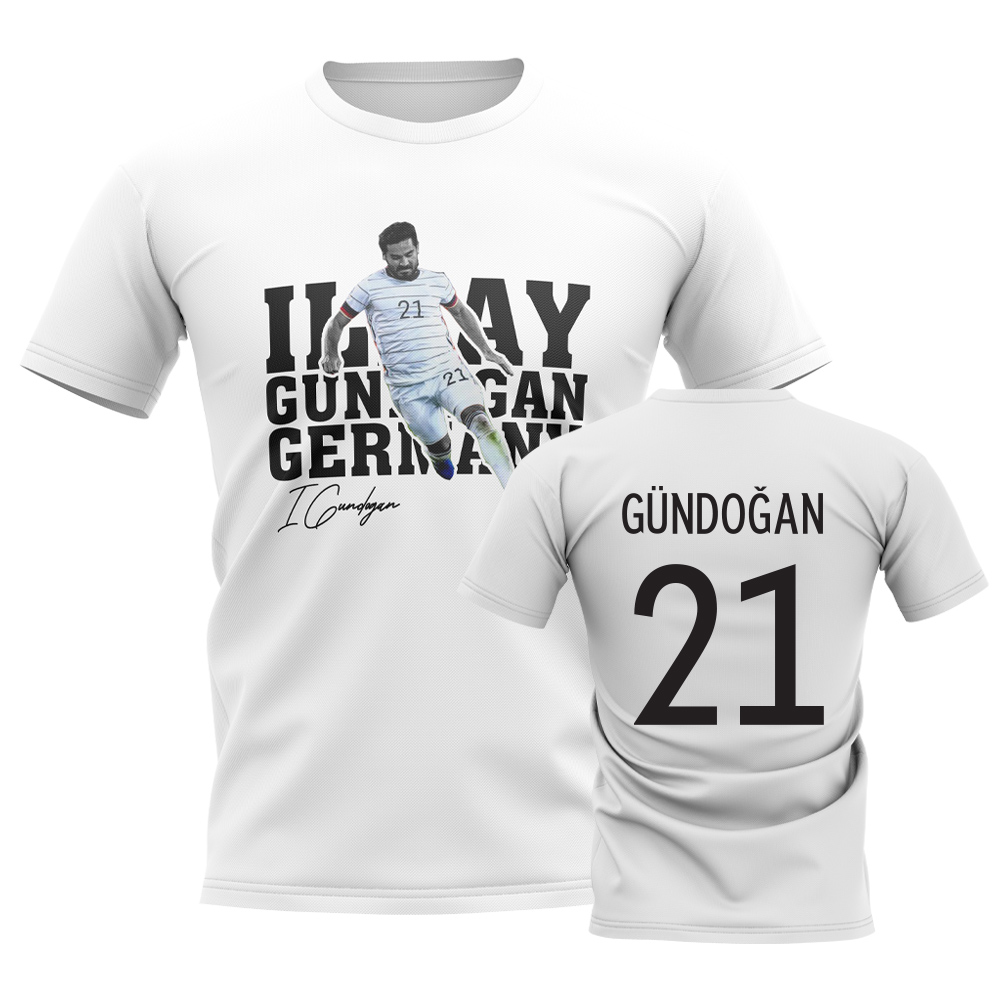 Ilkay Gundogan Germany Player Tee (White)