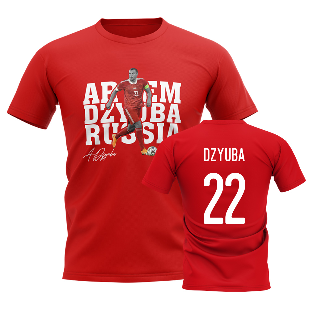 Artem Dzyuba Russia Player Tee (Red)