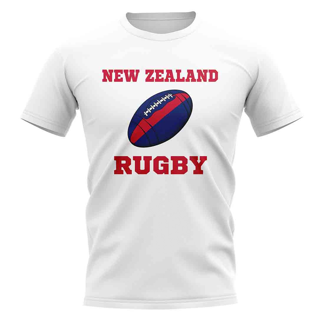 New Zealand Rugby Ball T-Shirt (White)