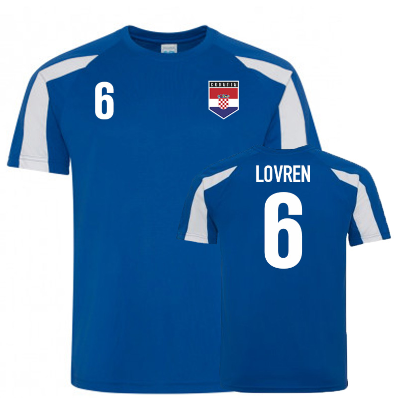 Croatia Sports Training Jersey (Lovren 6)