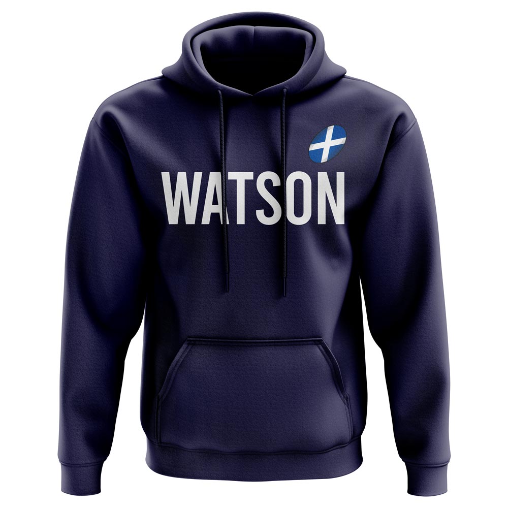 Hamish Watson Scotland Rugby Hoody (Navy)