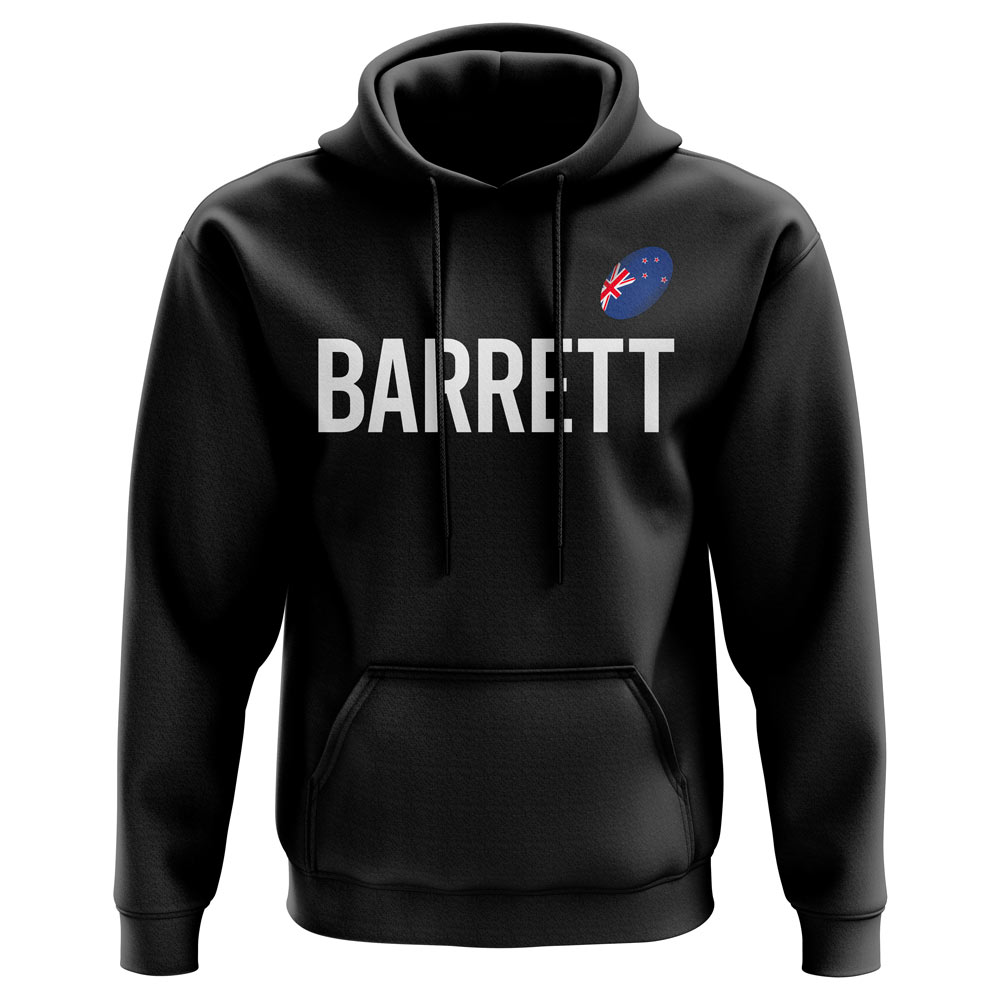 Beauden Barrett All Blacks Rugby Hoody (Black)