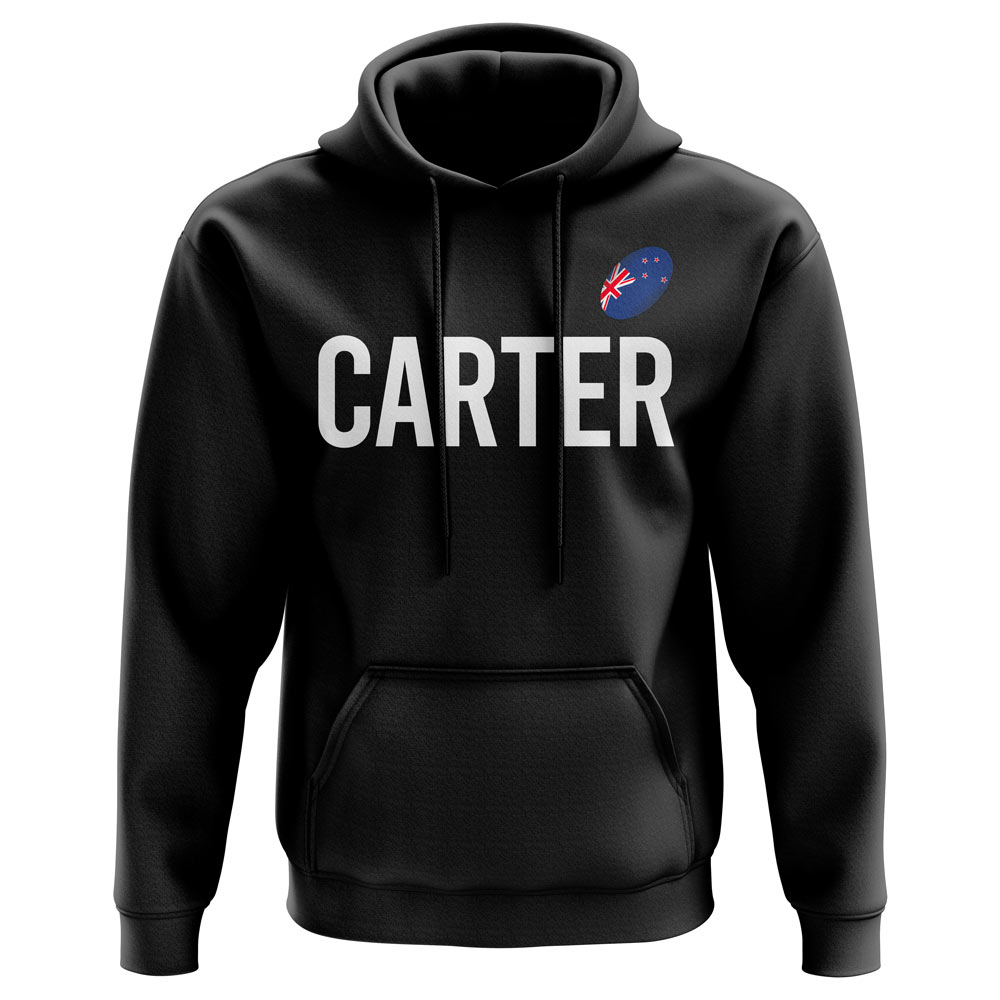 Dan Carter All Blacks Rugby Hoody (Black)