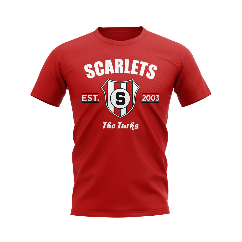 Scarlets Rugby Established T-Shirt (Red)