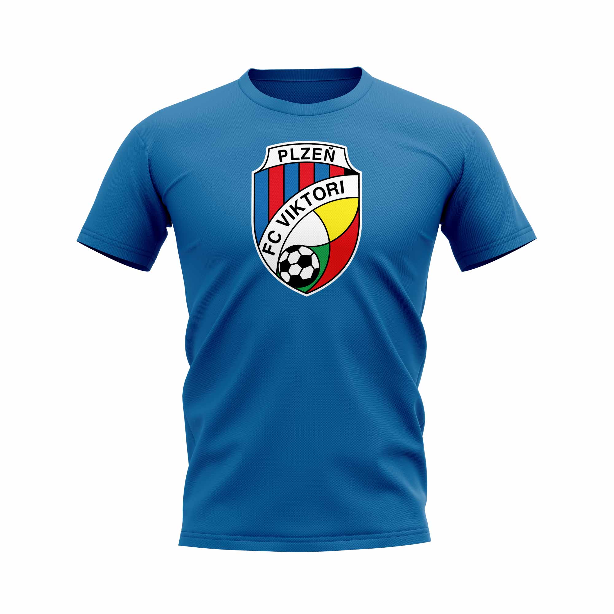 Viktoria Plzen Logo T-shirt (Blue)