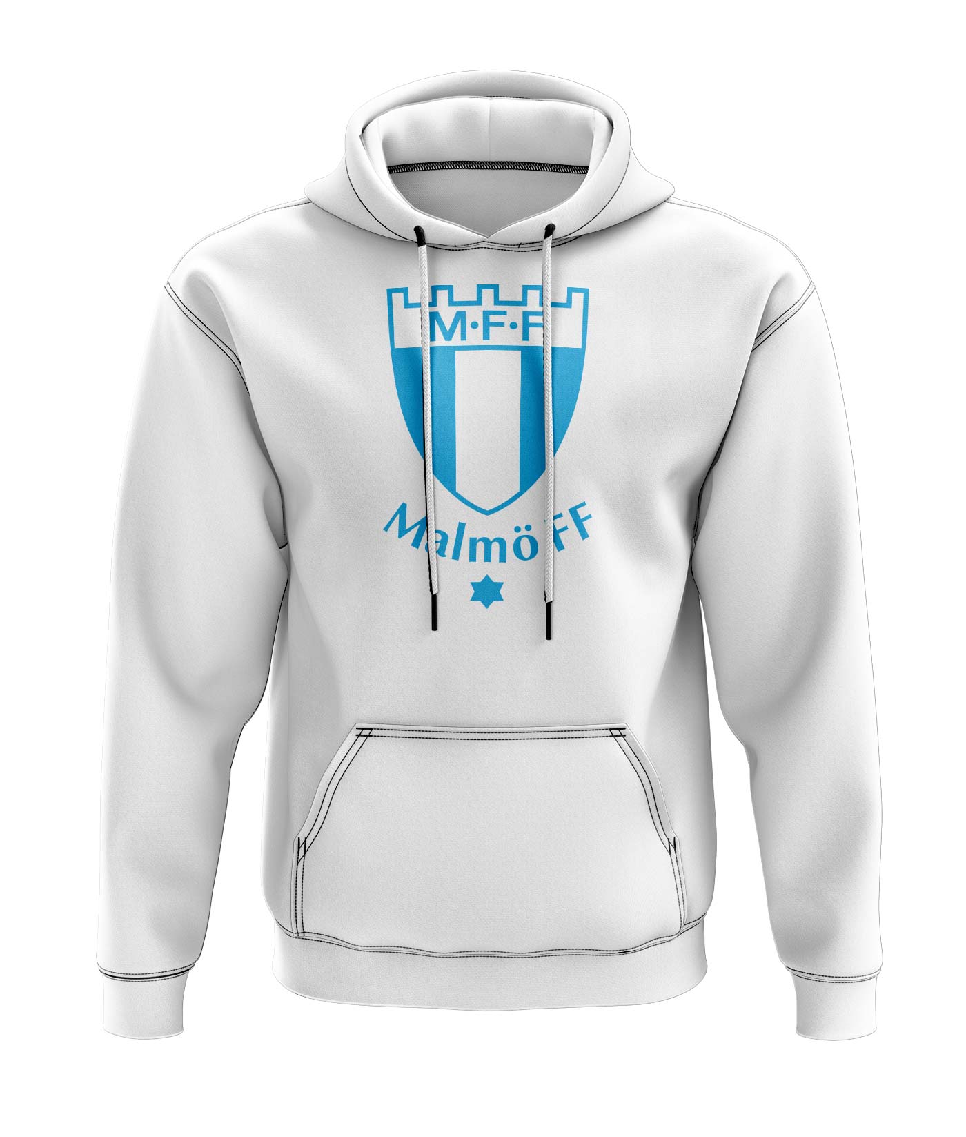 Malmo Logo Hoody (White)