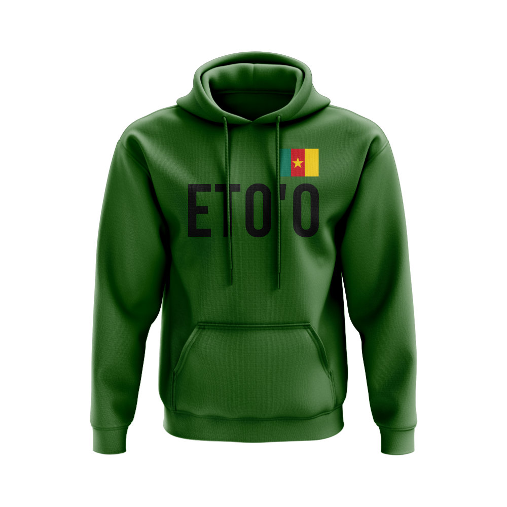 Samuel Eto\'o Cameroon Name Hoody (Green)