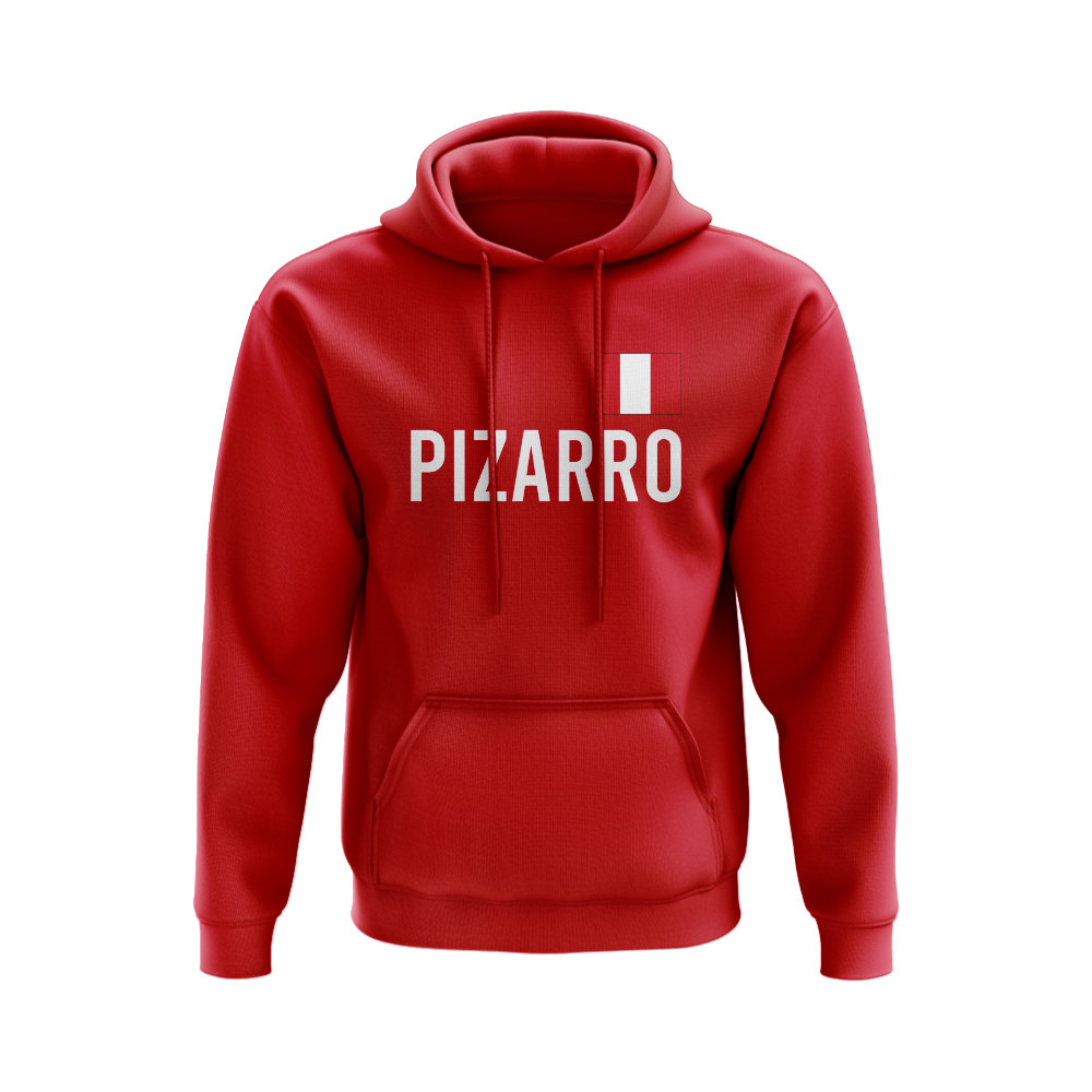 Claudio Pizzaro Peru Name Hoody (Red)