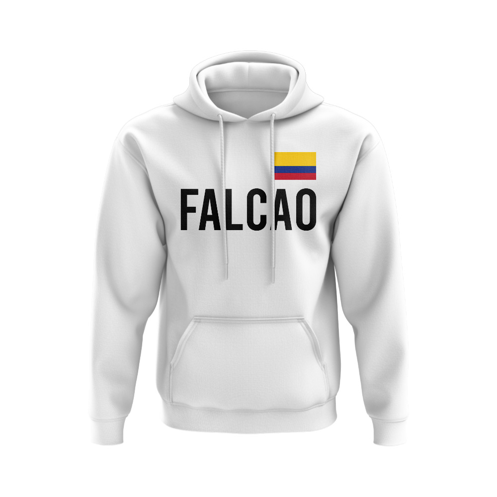 Radamel Falcao Colombia Name Hoody (White)