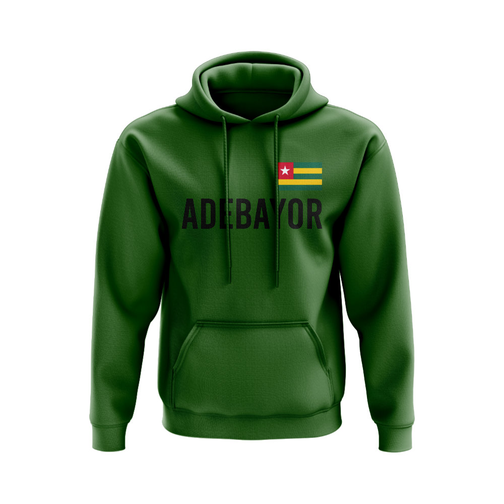 Adebayor Togo Name Hoody (Green)