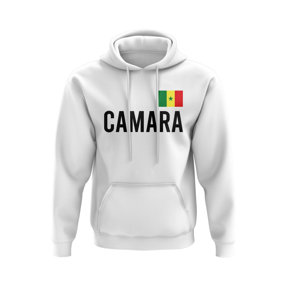 Lamine Camara Senegal Name Hoody (White)