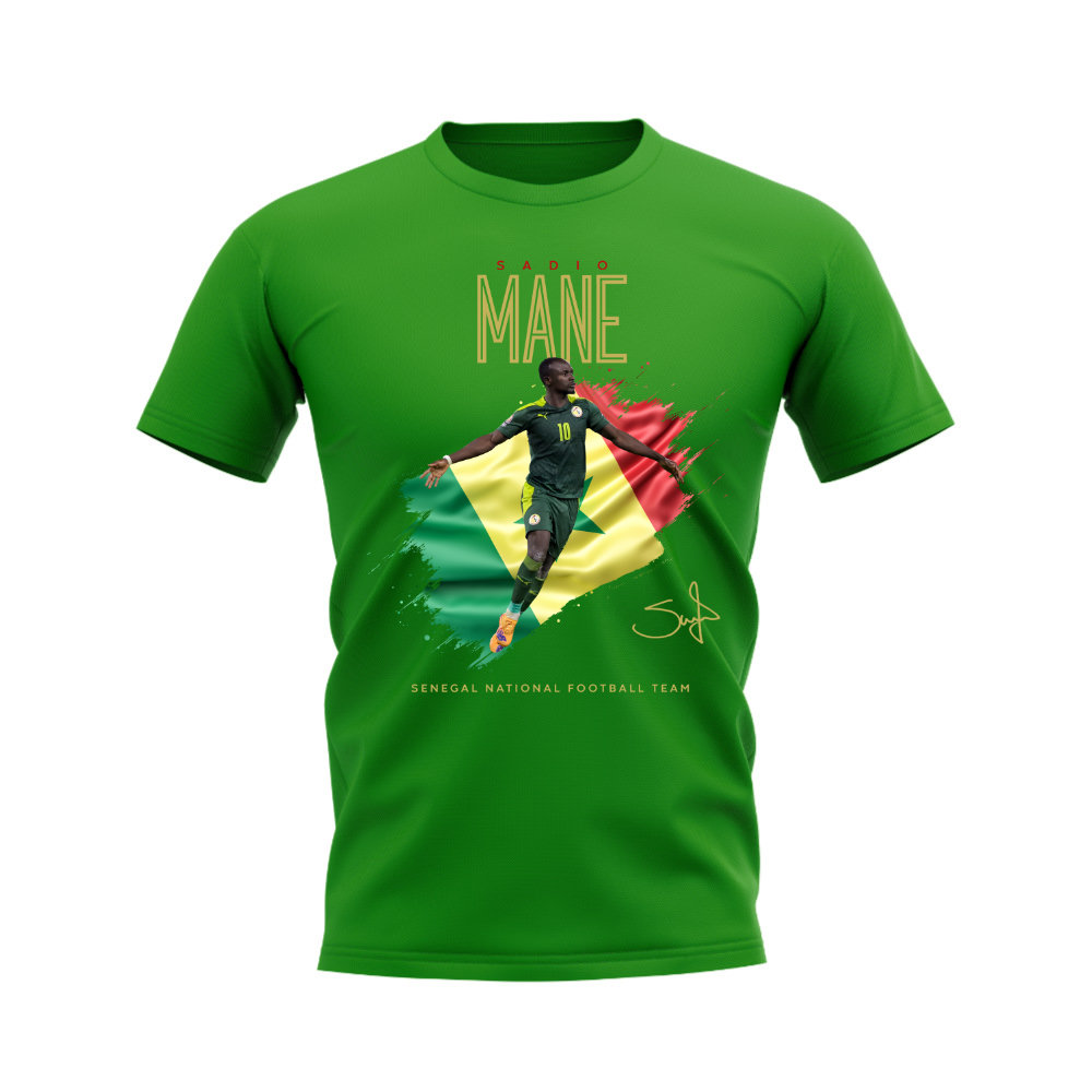 Sadio Mane Senegal Celebration T-shirt (Green)