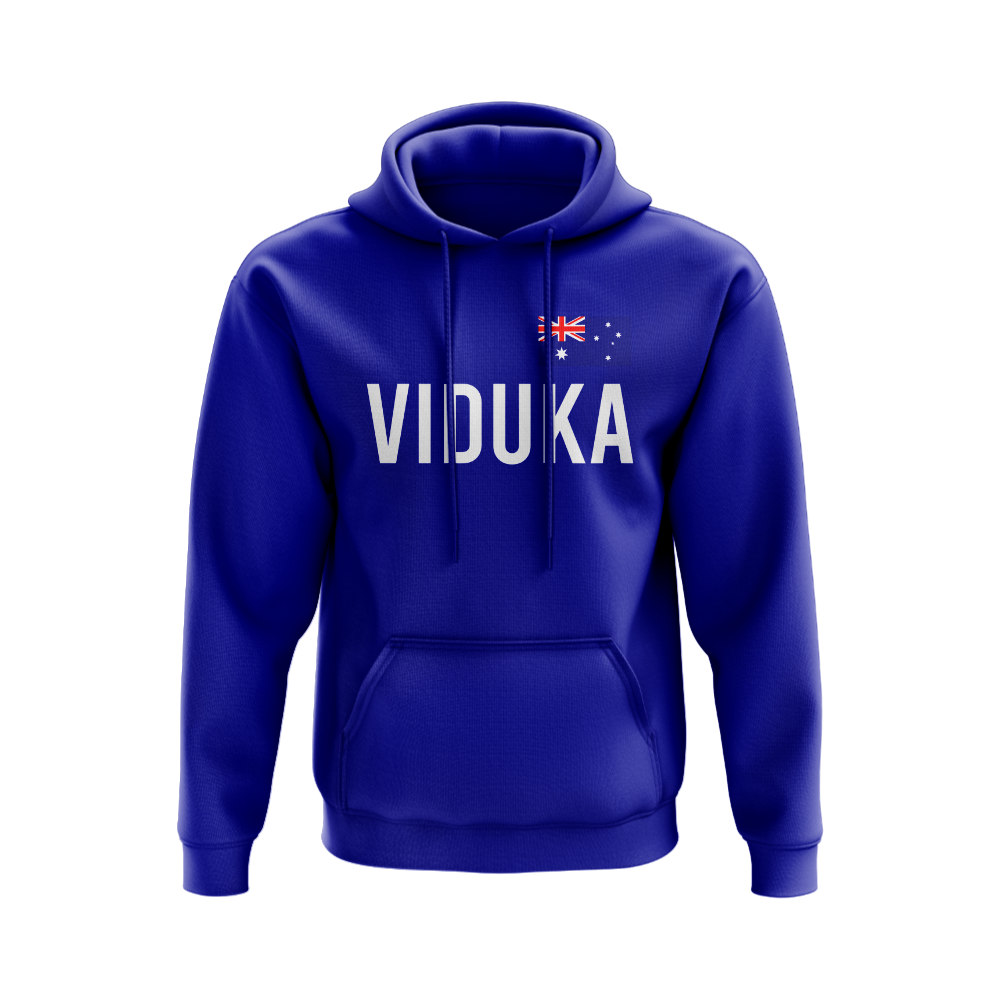 Mark Viduka Australia Name Hoody (Royal)