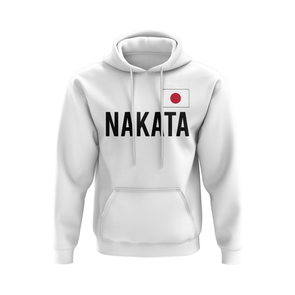 Hidetoshi Nakata Japan Name Hoody (White)