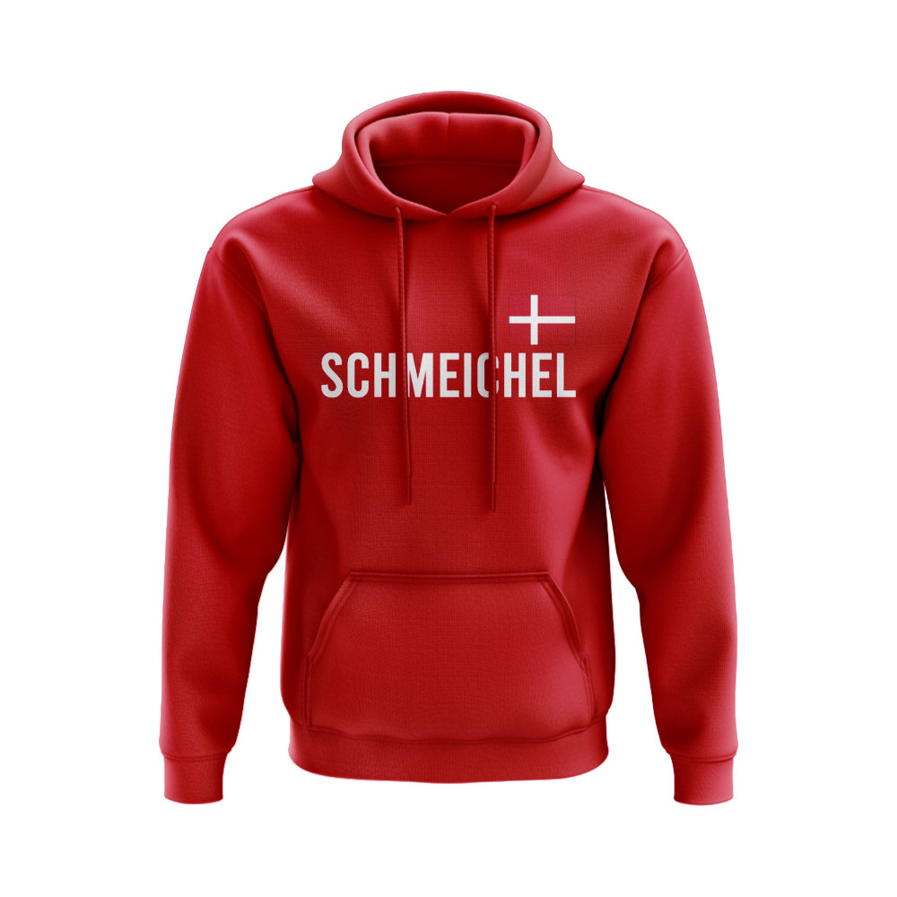 Peter Schmeichel Denmark Name Hoody (Red)