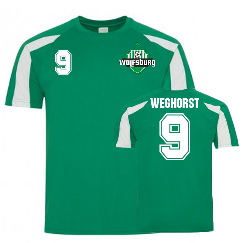 Wout Weghorst VfL Wolfsburg Sports Training Jersey (Green)