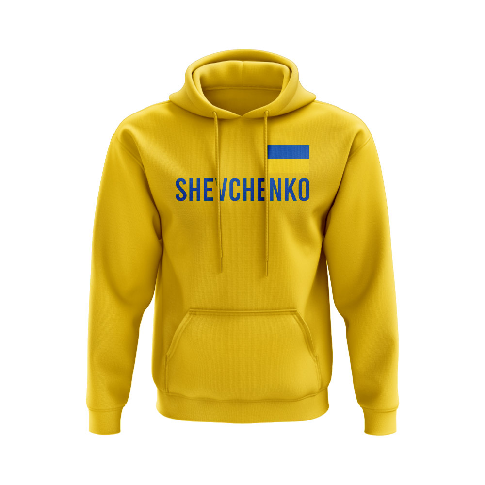 Andriy Shevchenko Ukraine Name Hoody (Yellow)