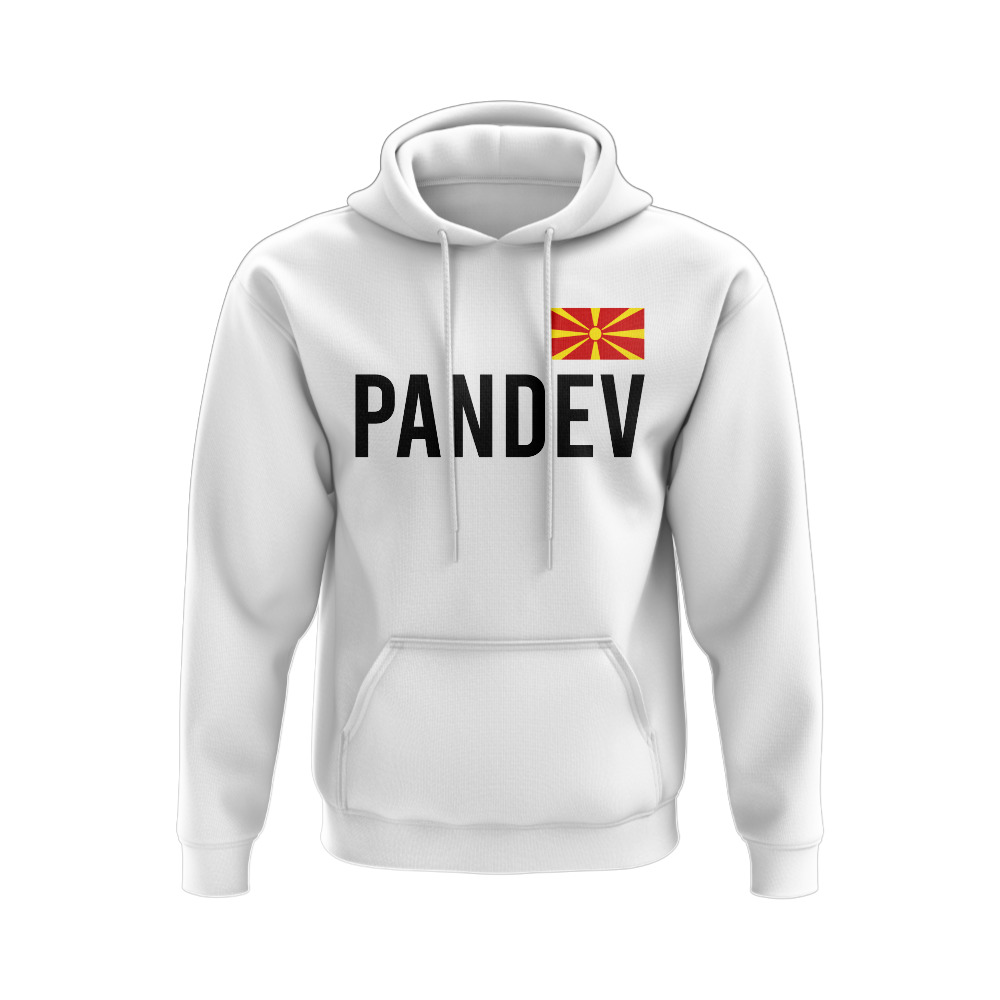 Goran Pandev Macedonia Name Hoody (White)