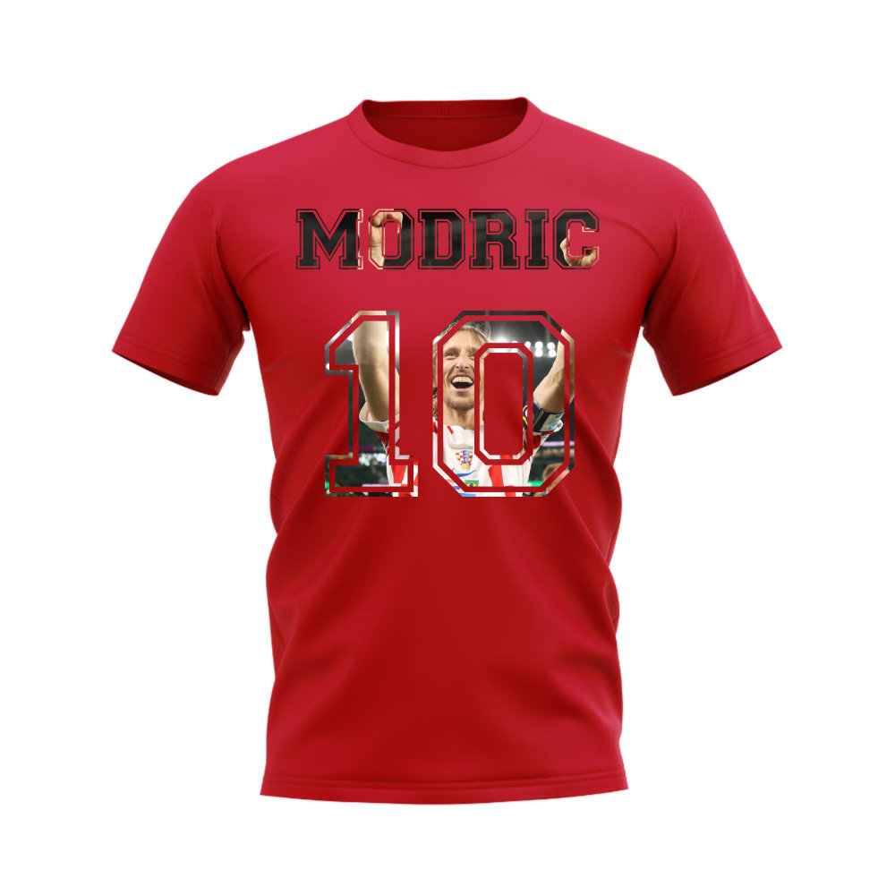 Luka Modric Croatia 10 T-Shirt (Red)