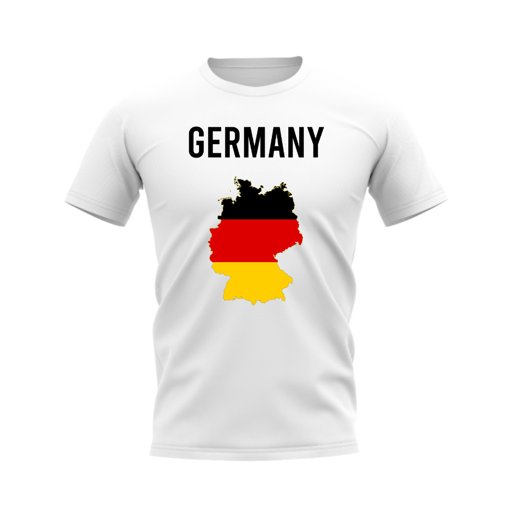 Germany Map T-shirt (White)
