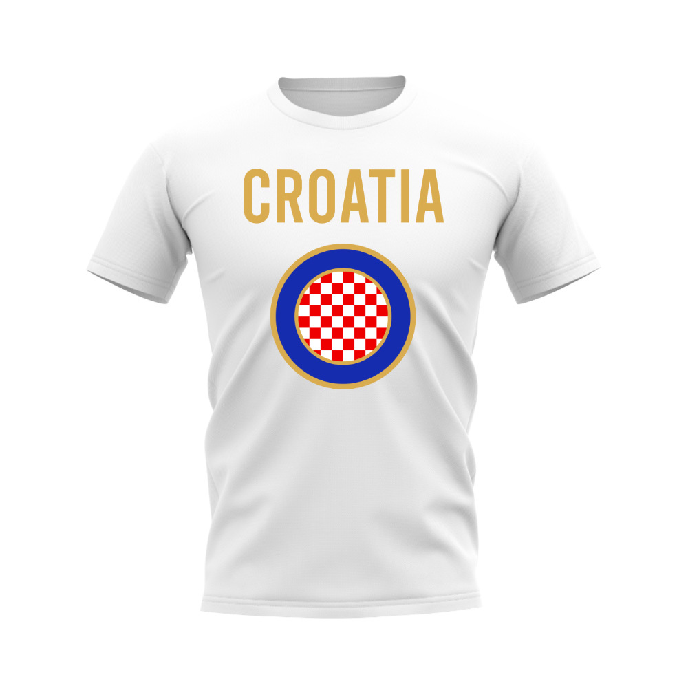 Croatia Badge T-shirt (White)