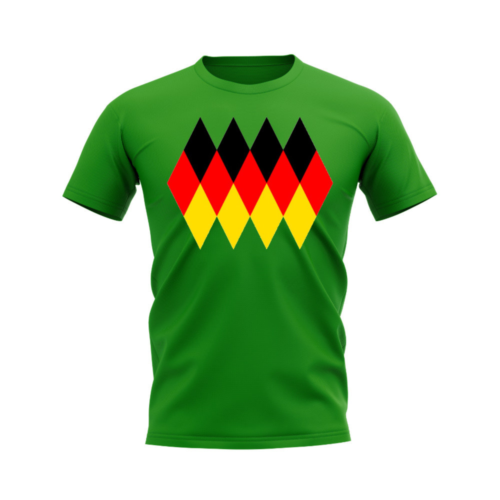 Germany 1994 Retro Pattern T-shirt (Green)