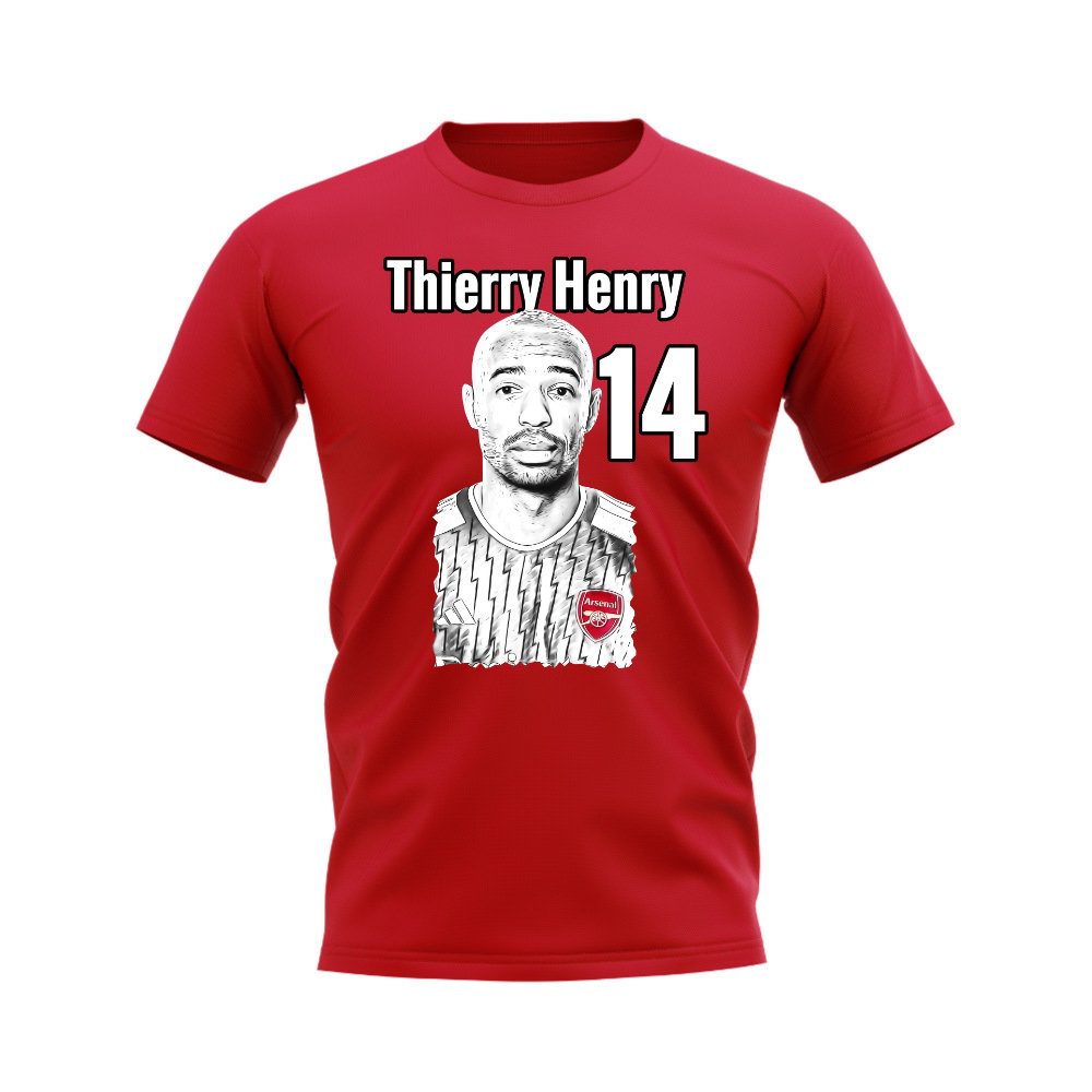 Thierry Henry Arsenal Profile T-Shirt (Red)