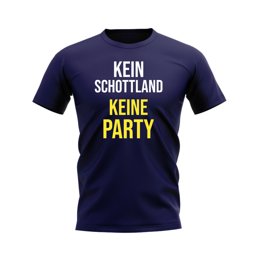 No Scotland No Party T-shirt (Navy)