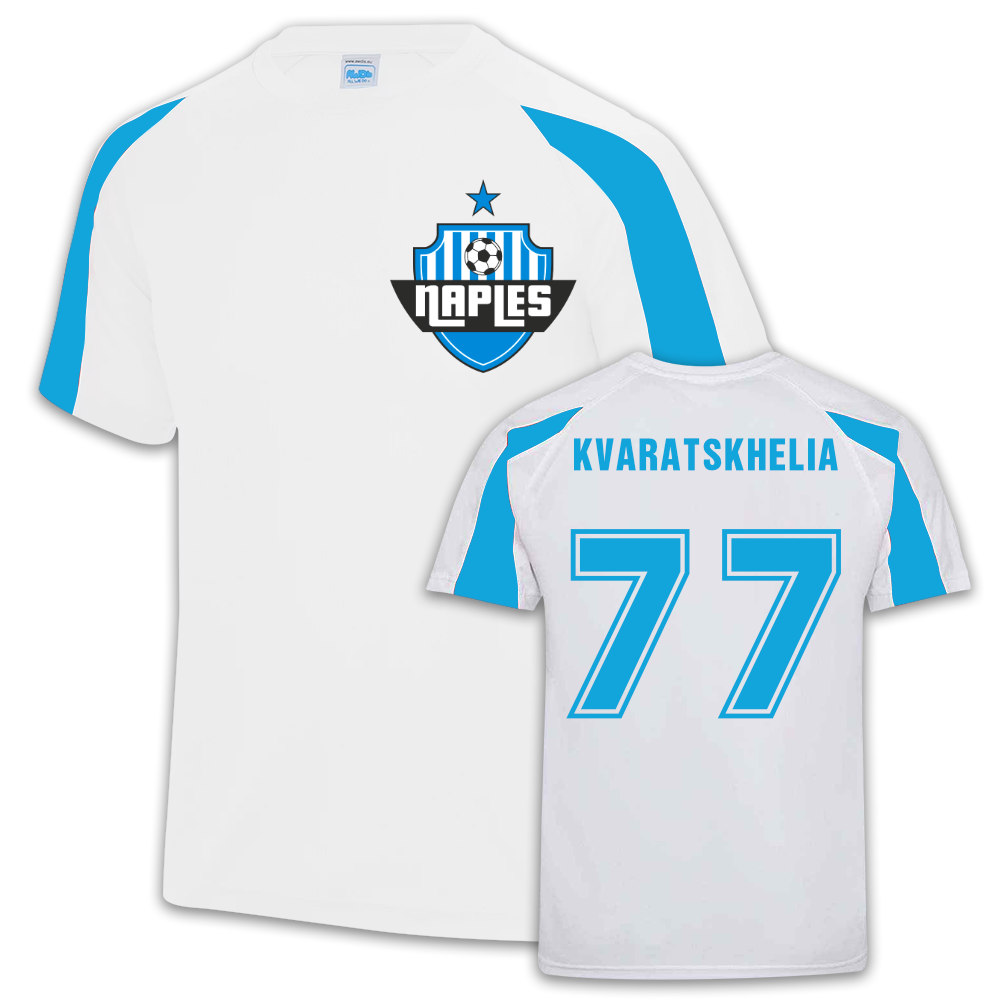 Napoli Sports Training Jersey (Khvicha Kvaratskhelia 77)