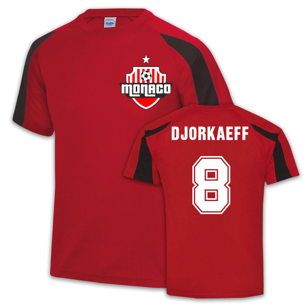 Monaco Sports Training Jersey (Youri Djorkaeff 8)