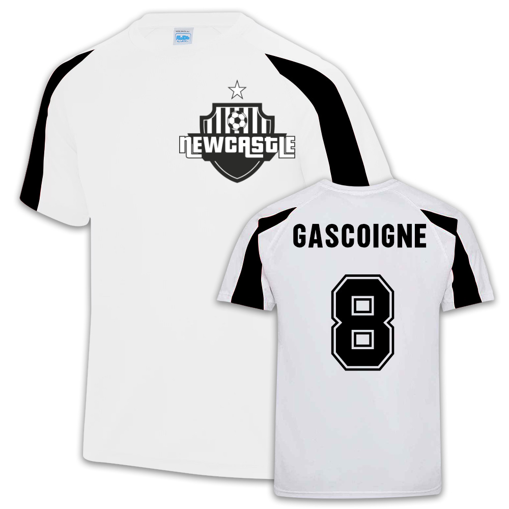 Newcastle Sports Training Jersey (Paul Gascoigne 8)