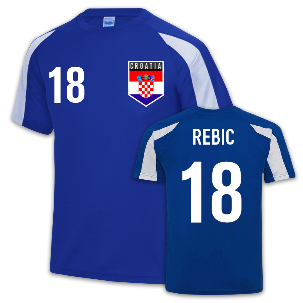 Croatia Sports Jersey Training (Ante Rebic 18)