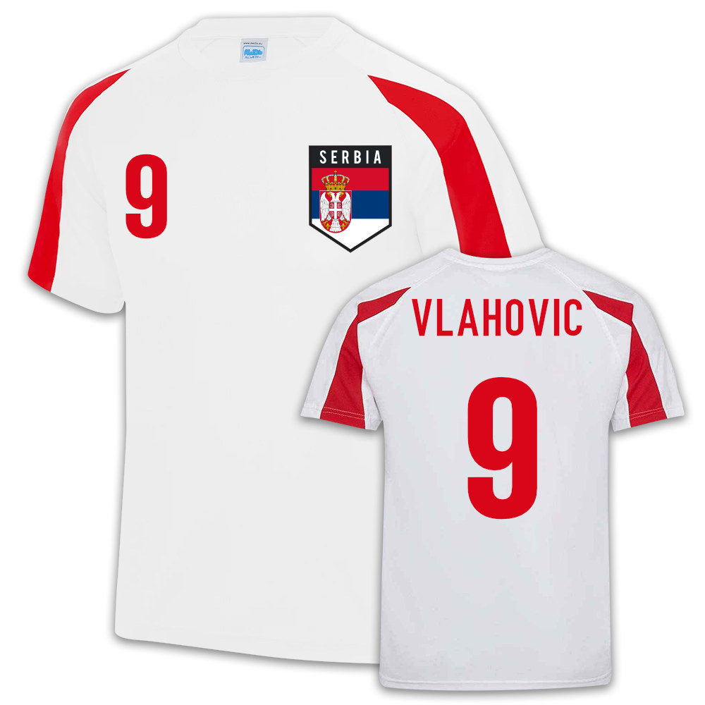 Serbia Sports Jersey Training (Dusan Vlahovic 9)