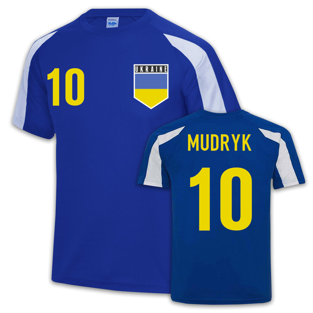 Ukraine Sports Jersey Training (Mykhailo Mudryk 10)