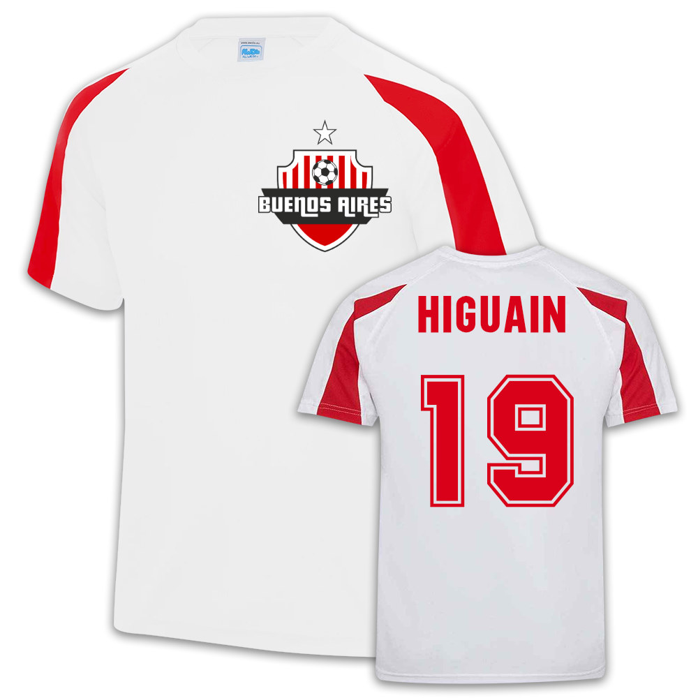 River Plate Sports Training Jersey (Gonzalo Higuain 19)