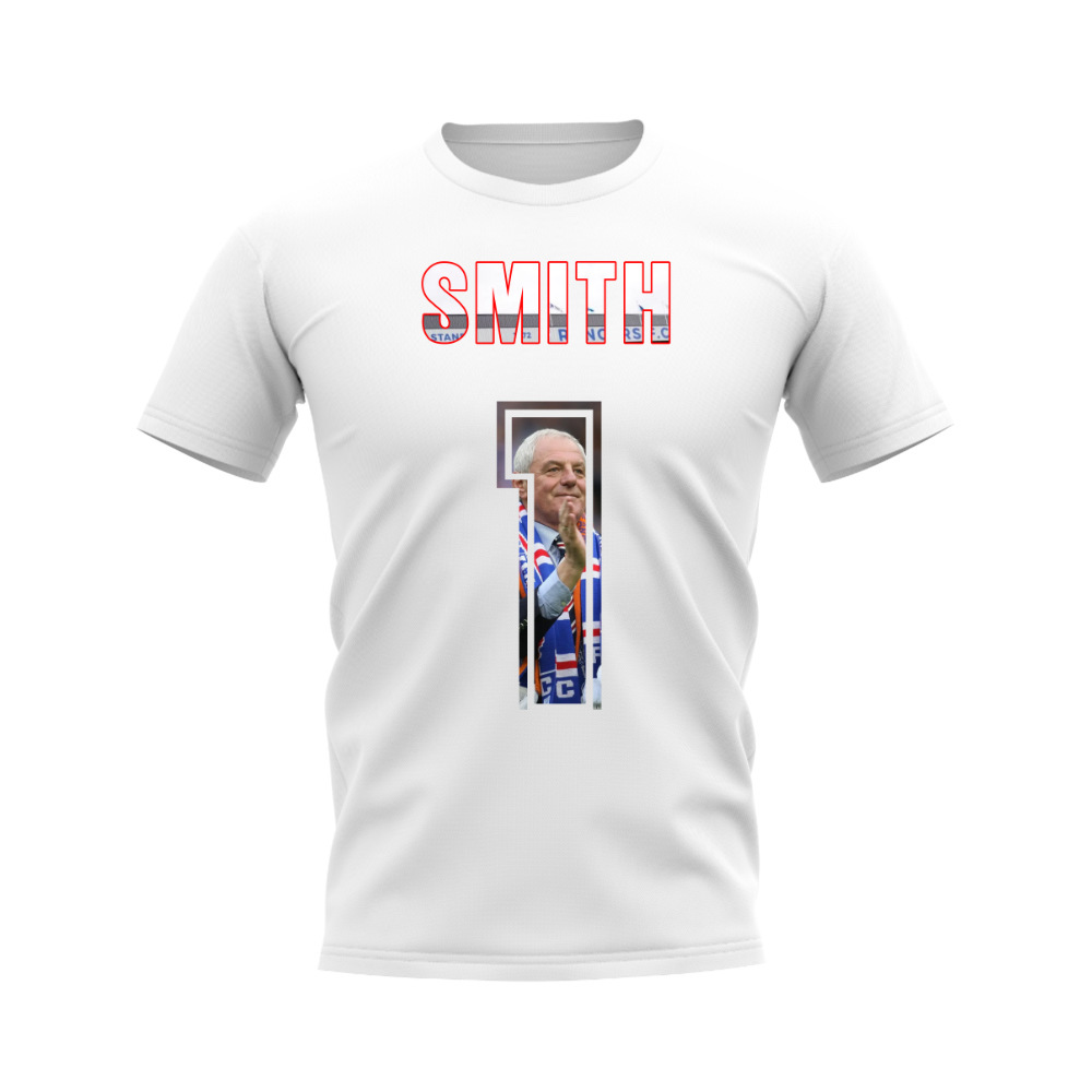 Walter Smith Name and Number Rangers T-shirt (White)