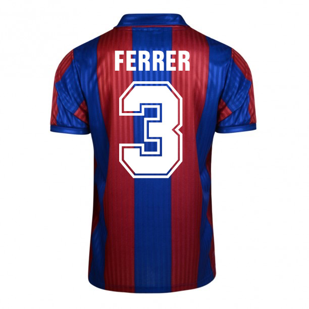 Score Draw Barcelona 1992 Home Shirt (Ferrer 3)