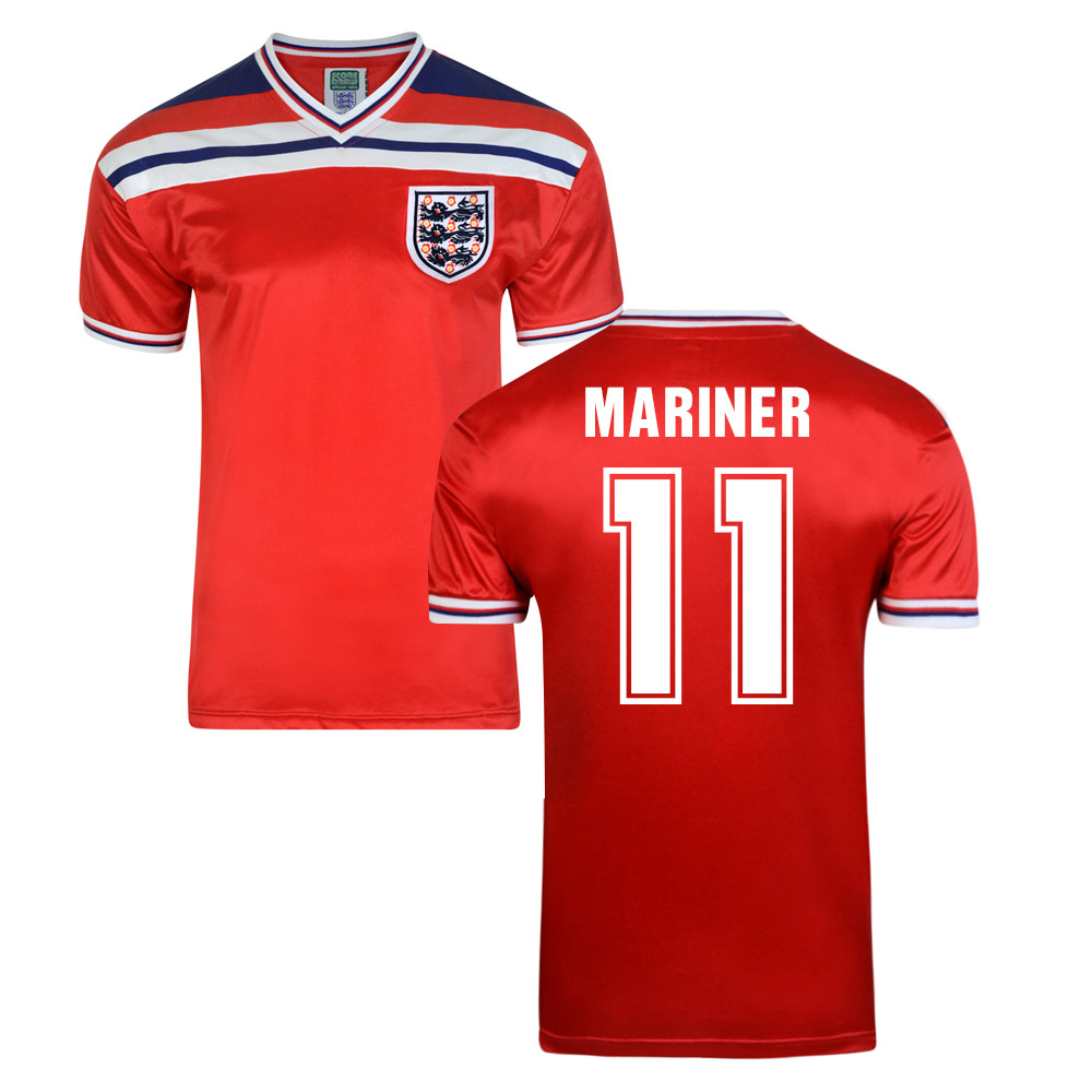 Score Draw England World Cup 1982 Away Shirt (Mariner 11)