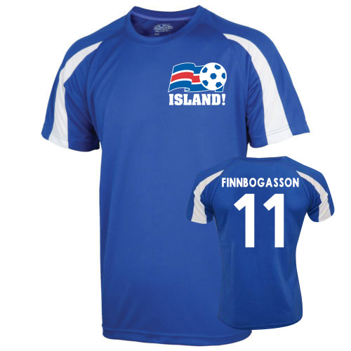 2016-17 Iceland Sports Training Jersey (Finboggasson 11)