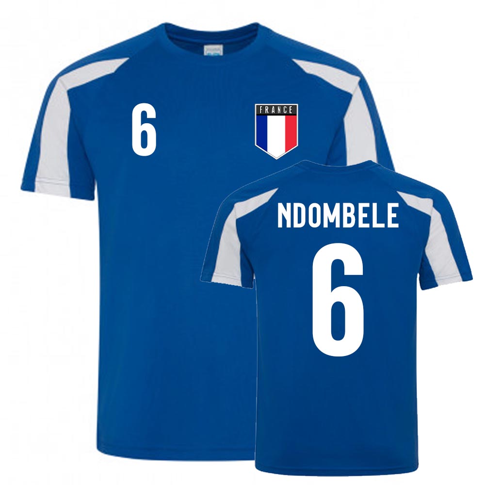 Tanguy Ndombele France Sports Training Jersey (Blue-White)