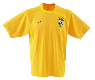 08-09 Brazil Training Jersey (yellow)