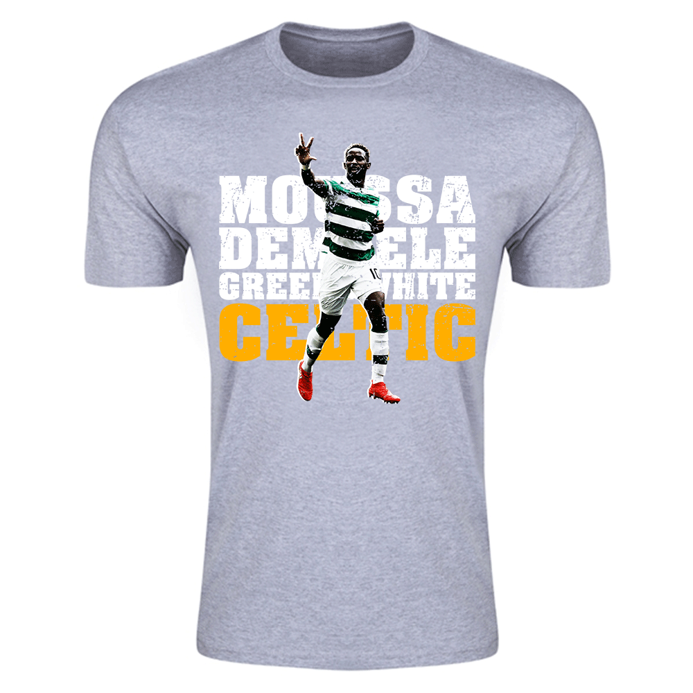 Moussa Dembele Celtic T-Shirt (Grey) - Kids