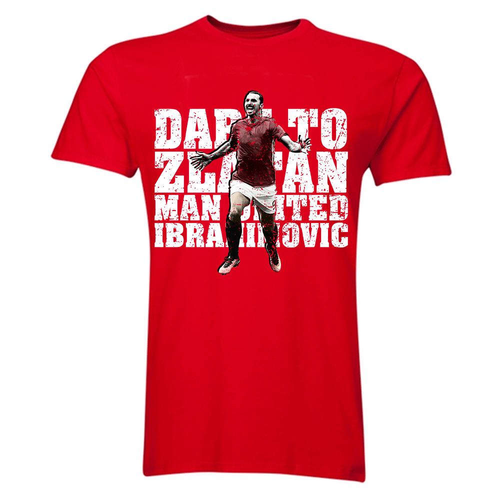 Zlatan Ibrahimovic Dare to Zlatan Man Utd T-Shirt (Red) - Kids