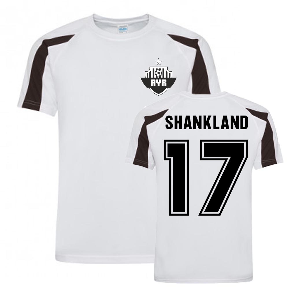 Lawrence Shankland Ayr United Sports Training Jersey-(White)